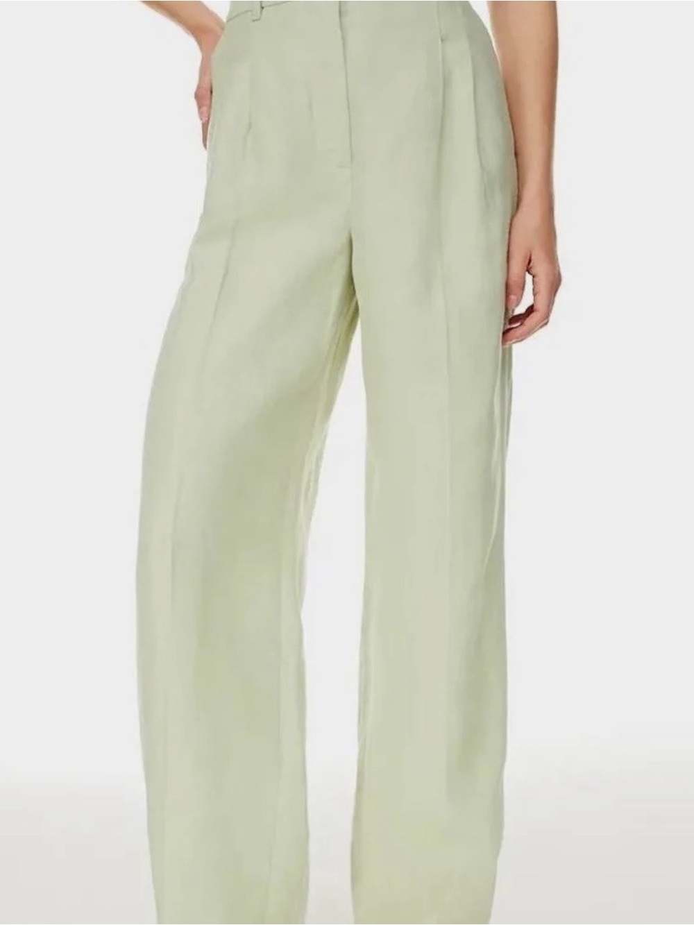 Aritzia Wilfred Sage Green Compass Pant